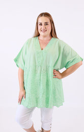 Hanna Blouse in Mint 