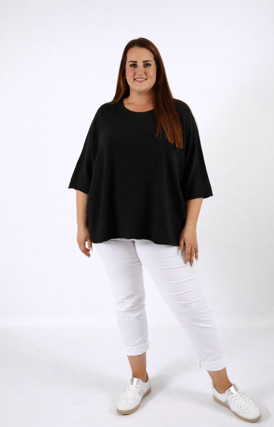 Heidi Knit Top in Black 