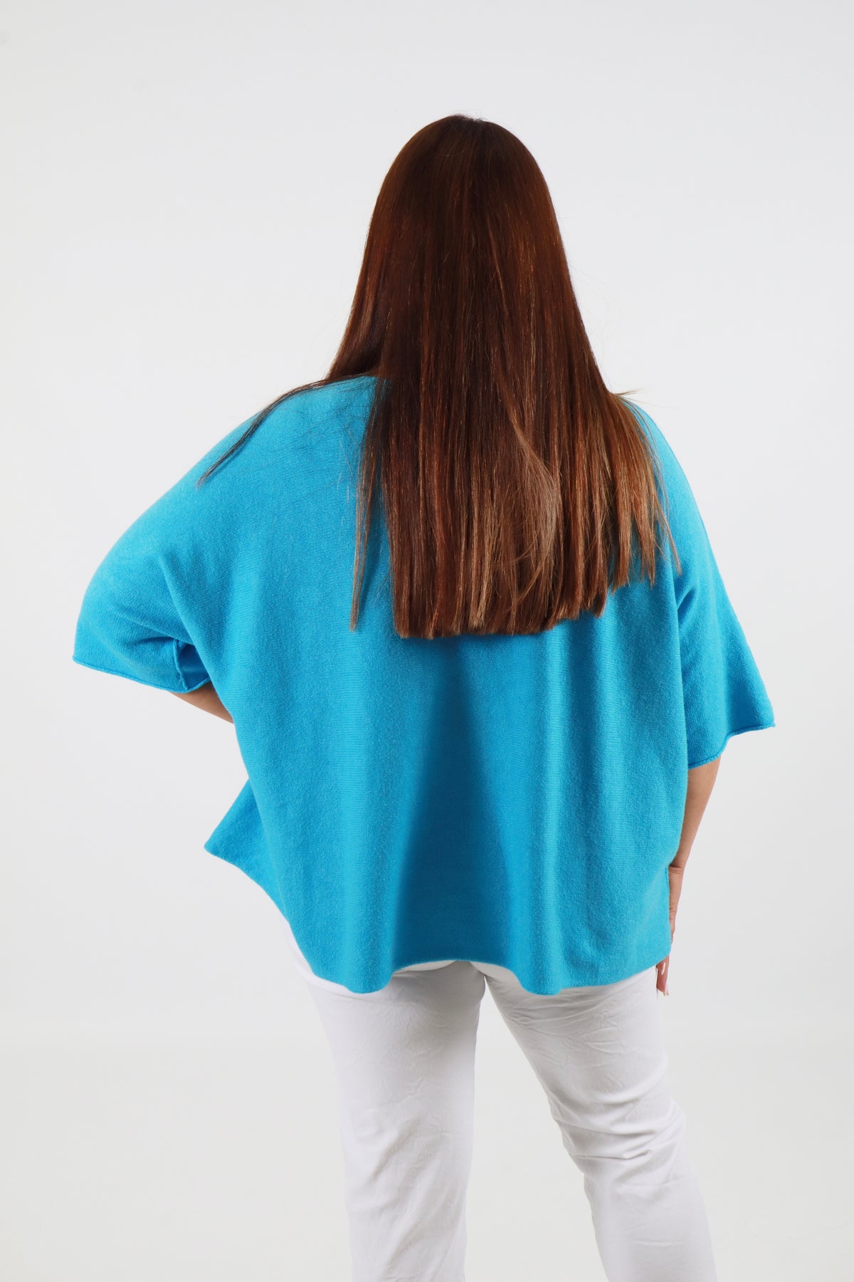 Heidi Knit Top in Blue 