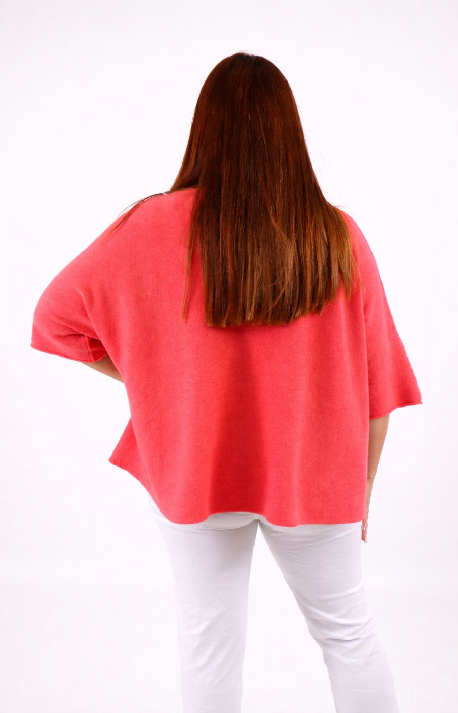 Heidi Knit Top in Coral 