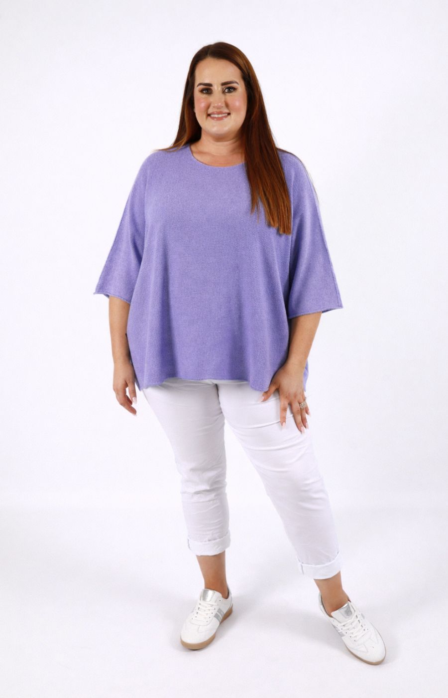 Heidi Knit Top in Lilac 