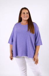 Heidi Knit Top in Lilac 