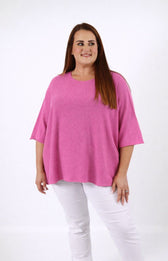 Heidi Knit Top in Pink
