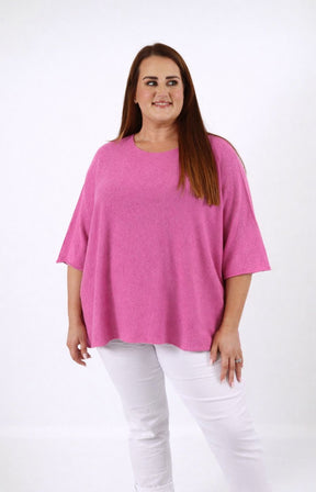 Heidi Knit Top in Pink