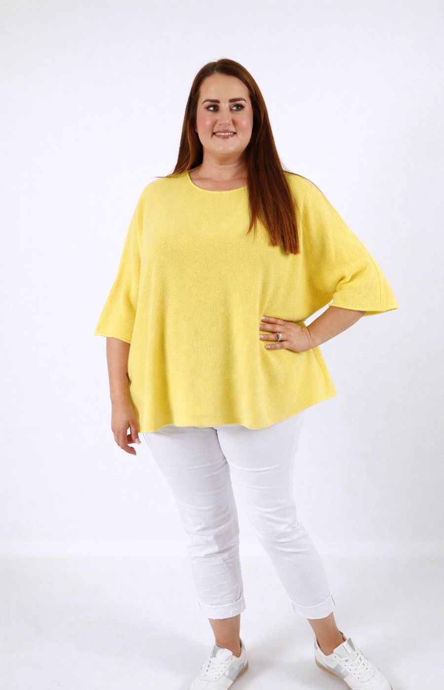 Heidi Knit Top in Yellow