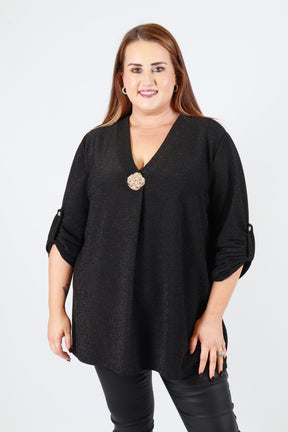 Holly Blouse in Black