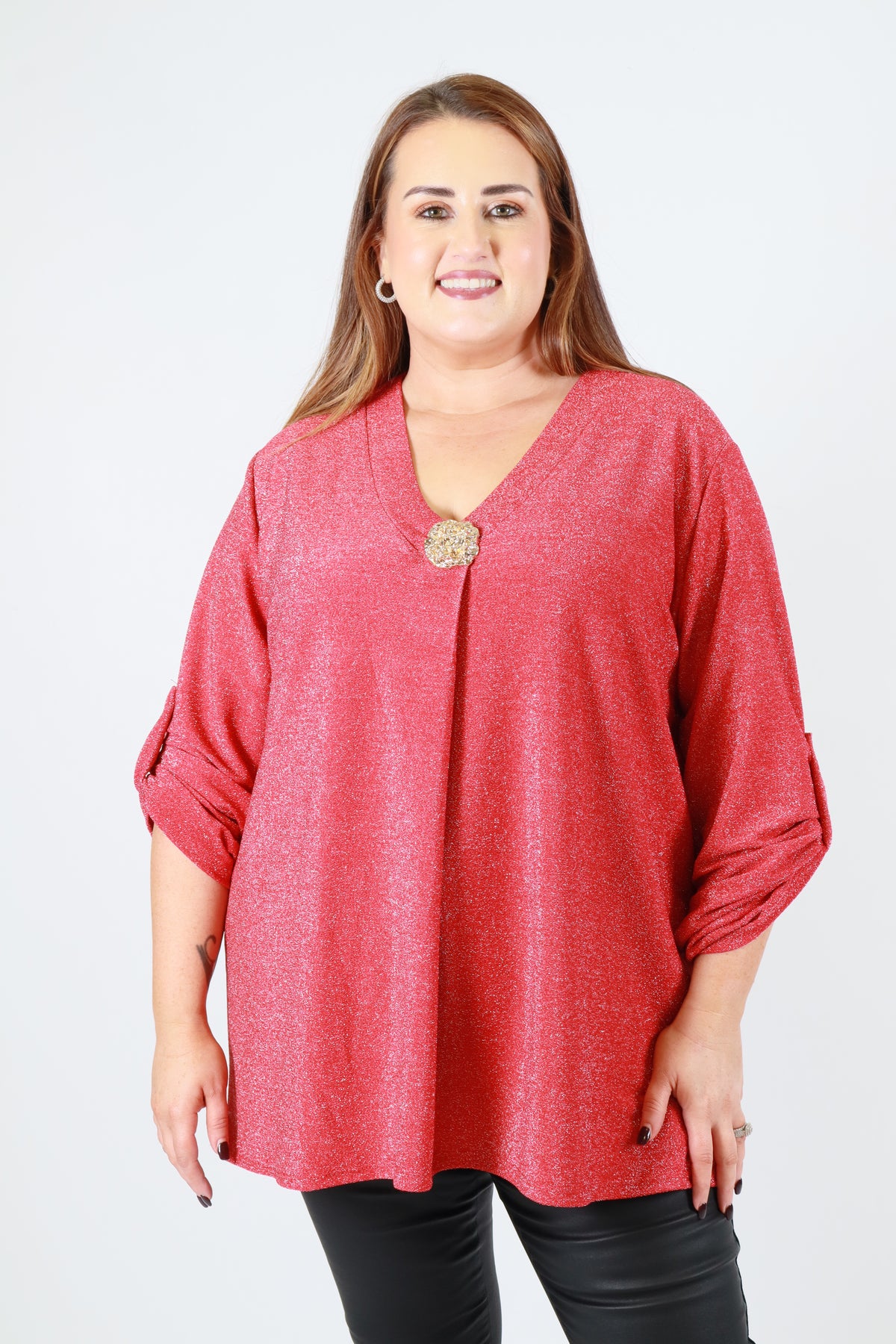 Holly Blouse in Red