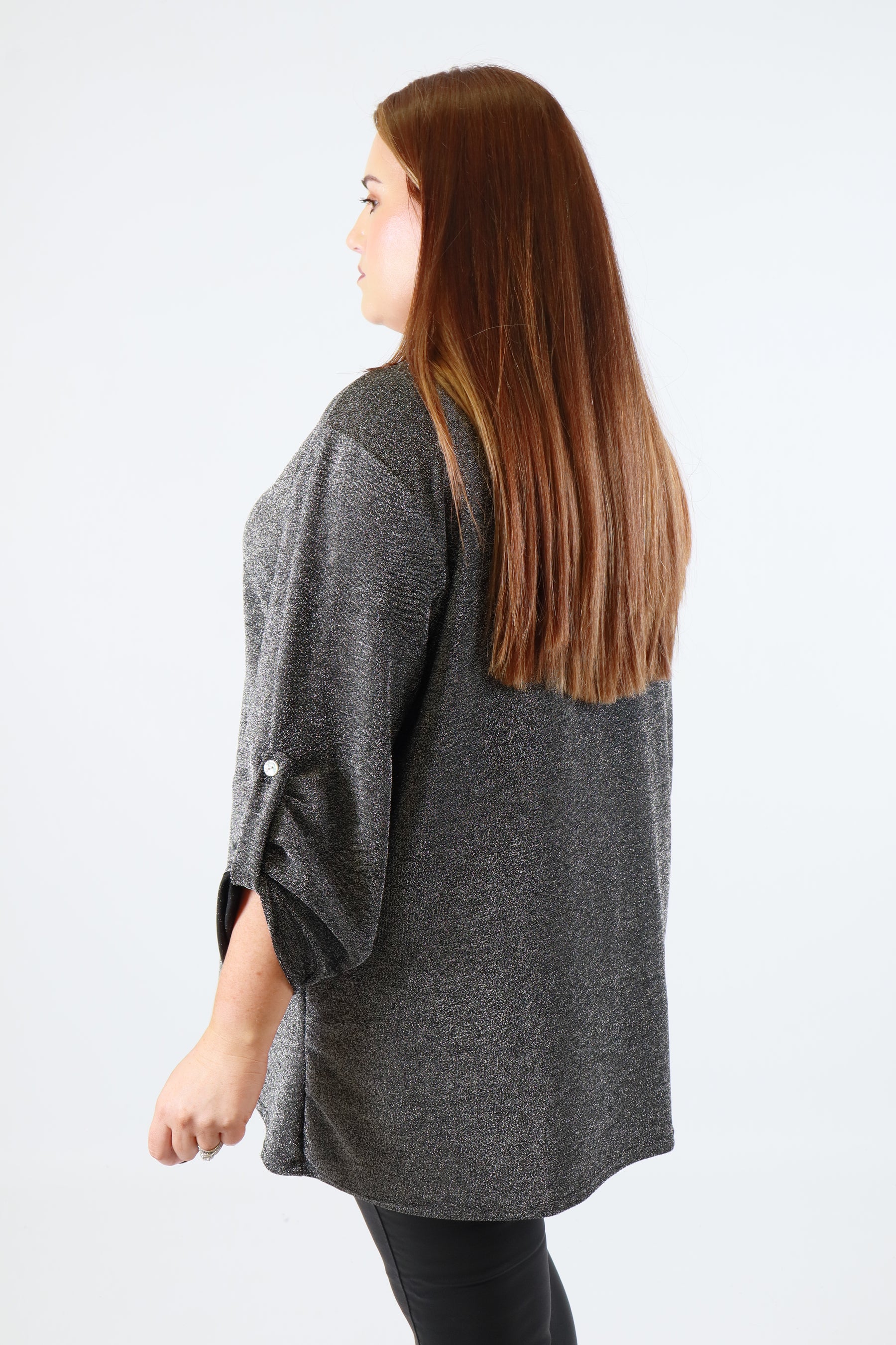 Holly Blouse in Silver