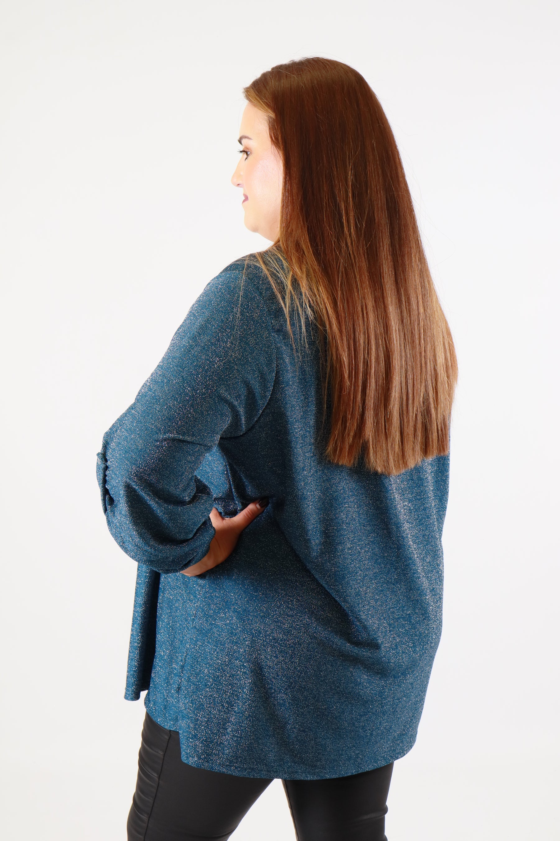 Holly Blouse in Teal