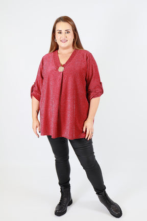 Holly Blouse in Wine