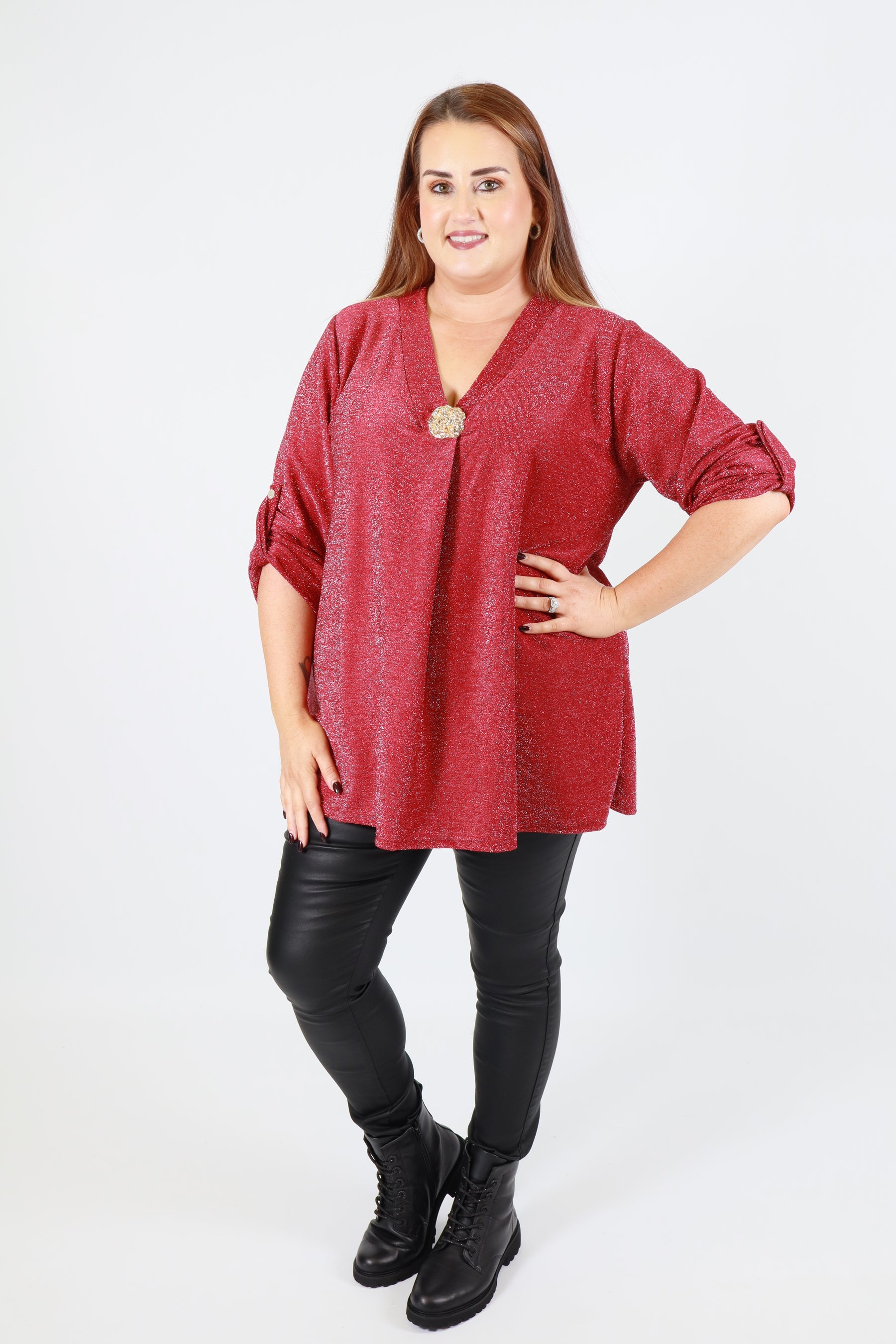 Holly Blouse in Wine