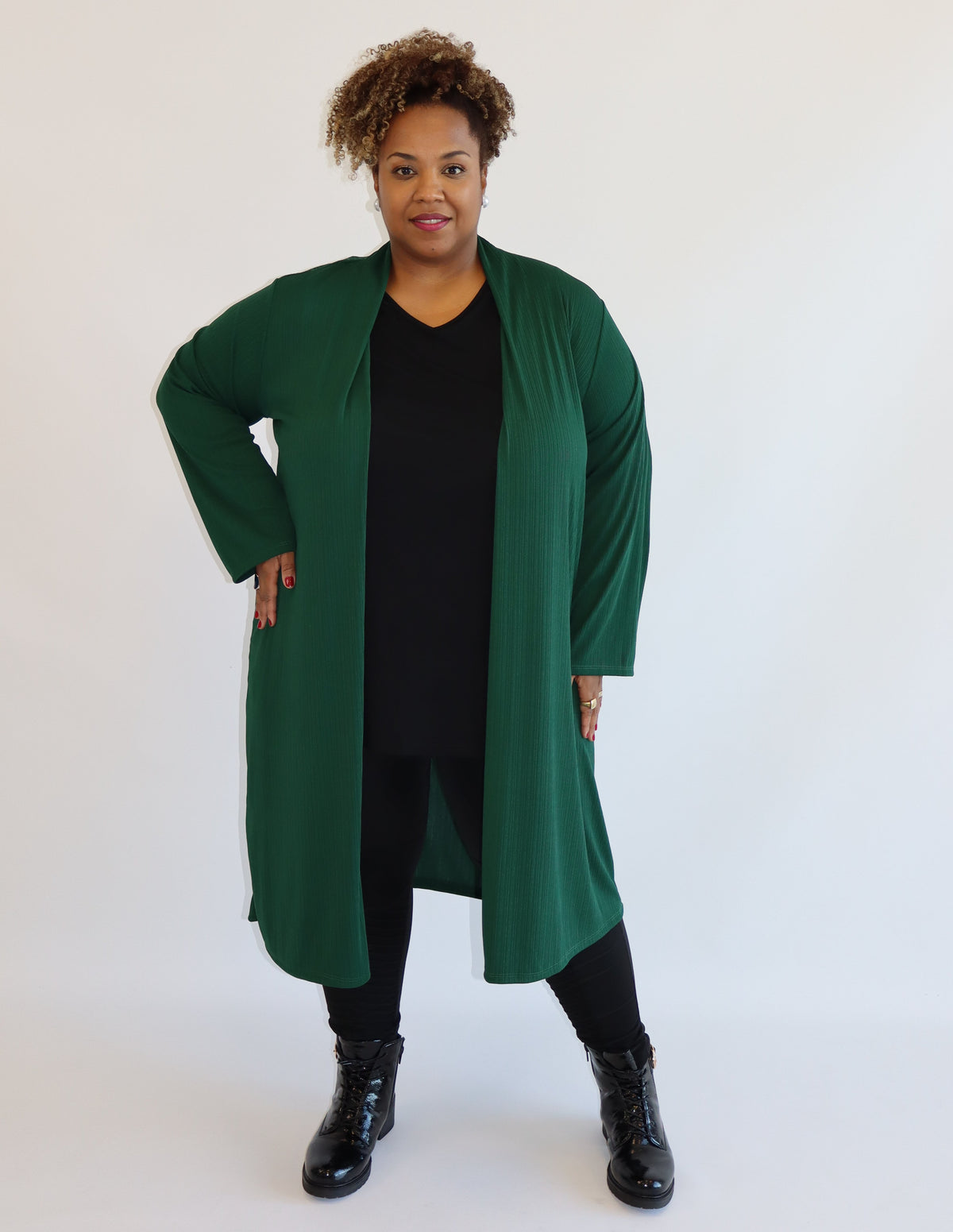 Ruthie Cardigan in Green