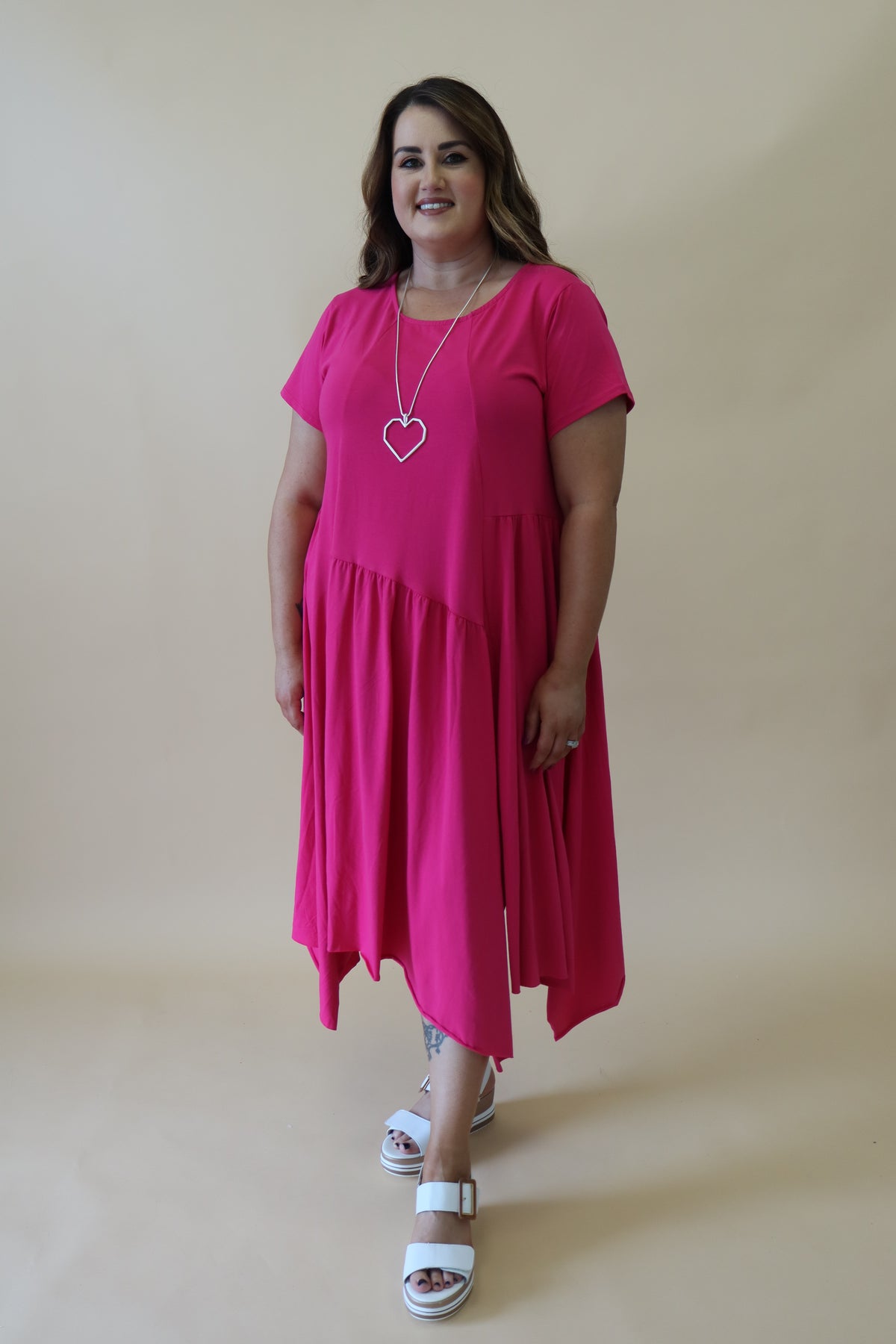 Tessa Dress in Pink