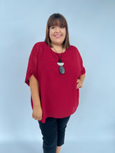 Alice Blouse in Rust Red