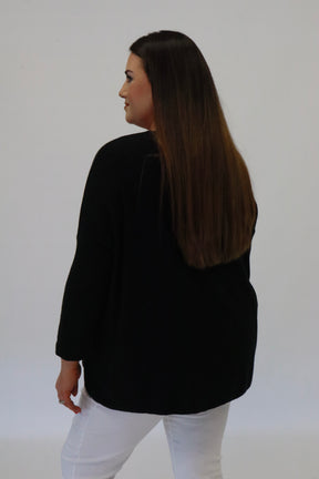 Orla Knit Top in Black