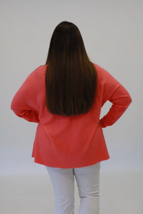 Daniela Jumper in Coral
