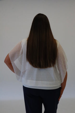 Lace Magic Blouse in White