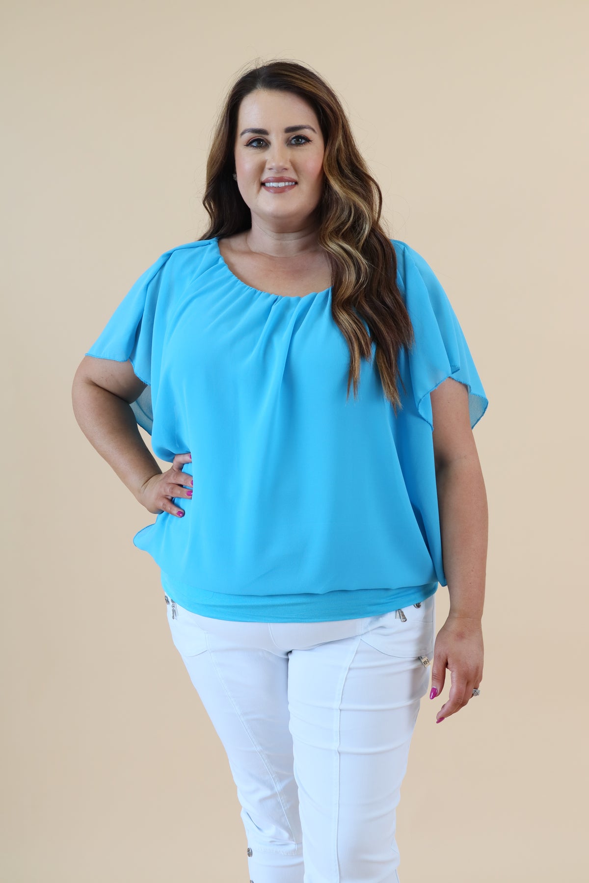 Magic Blouse in Turquoise Size 1