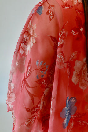 Layla Blouse in Coral