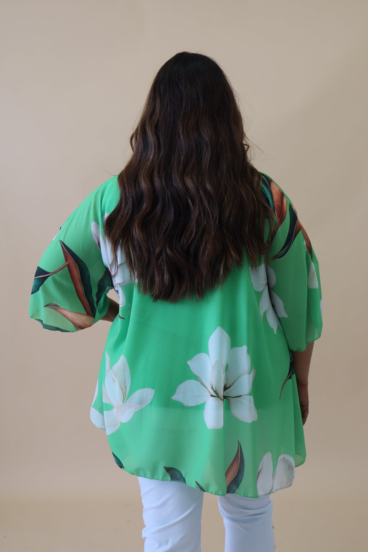 Camila Blouse in Lime Green