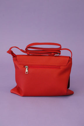 Gia Crossbody Bag in Red