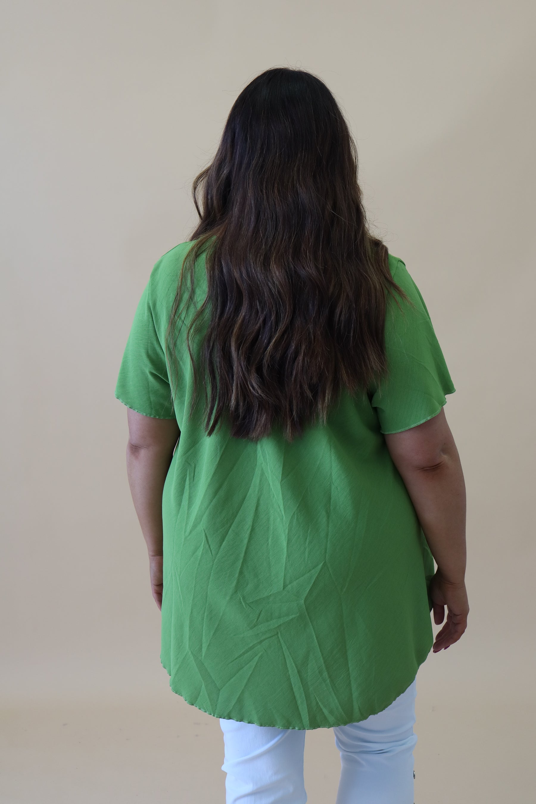 Nina Blouse in Lime