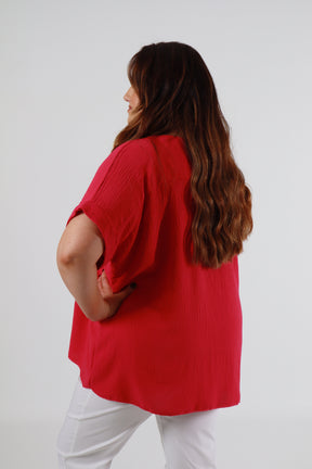 Freya Blouse in Pink