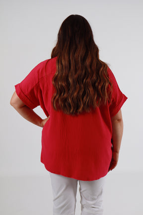 Freya Blouse in Pink