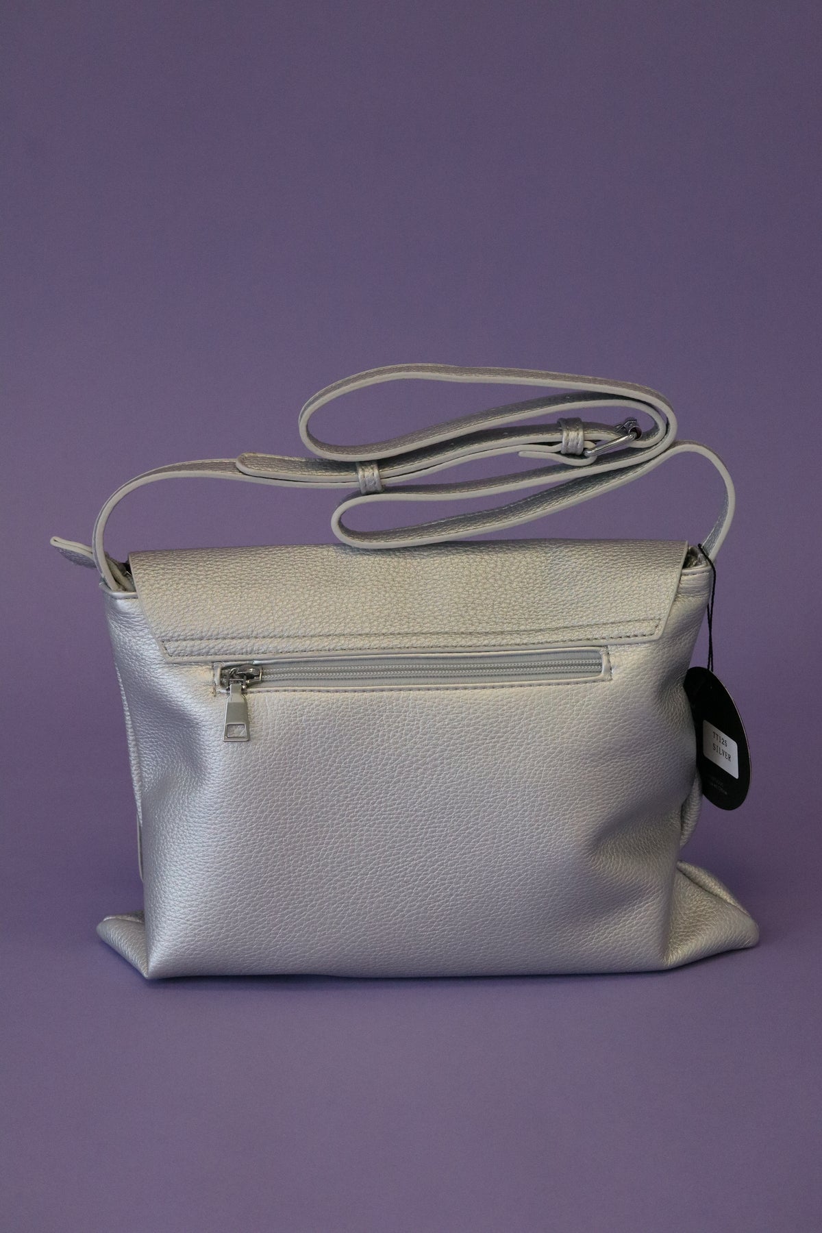 Gia Crossbody Bag in Silver