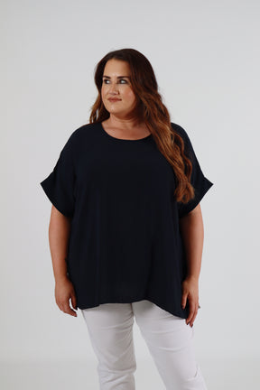Rachel Blouse in Navy