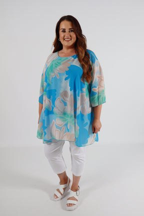 Mia Blouse in Blue