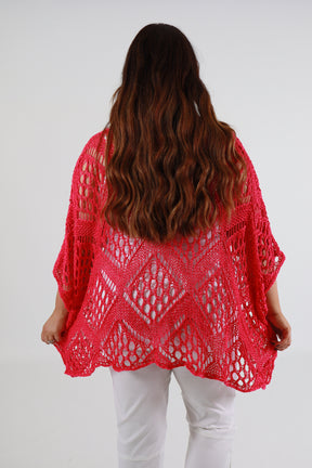 Tara Crochet Top in Pink