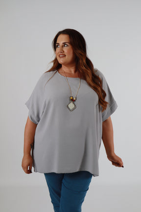 Freya Blouse in Grey