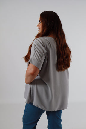 Freya Blouse in Grey