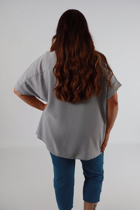 Freya Blouse in Grey