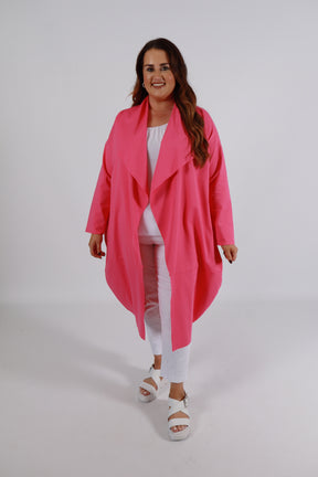 Alanna Oversized Jacket in Pink