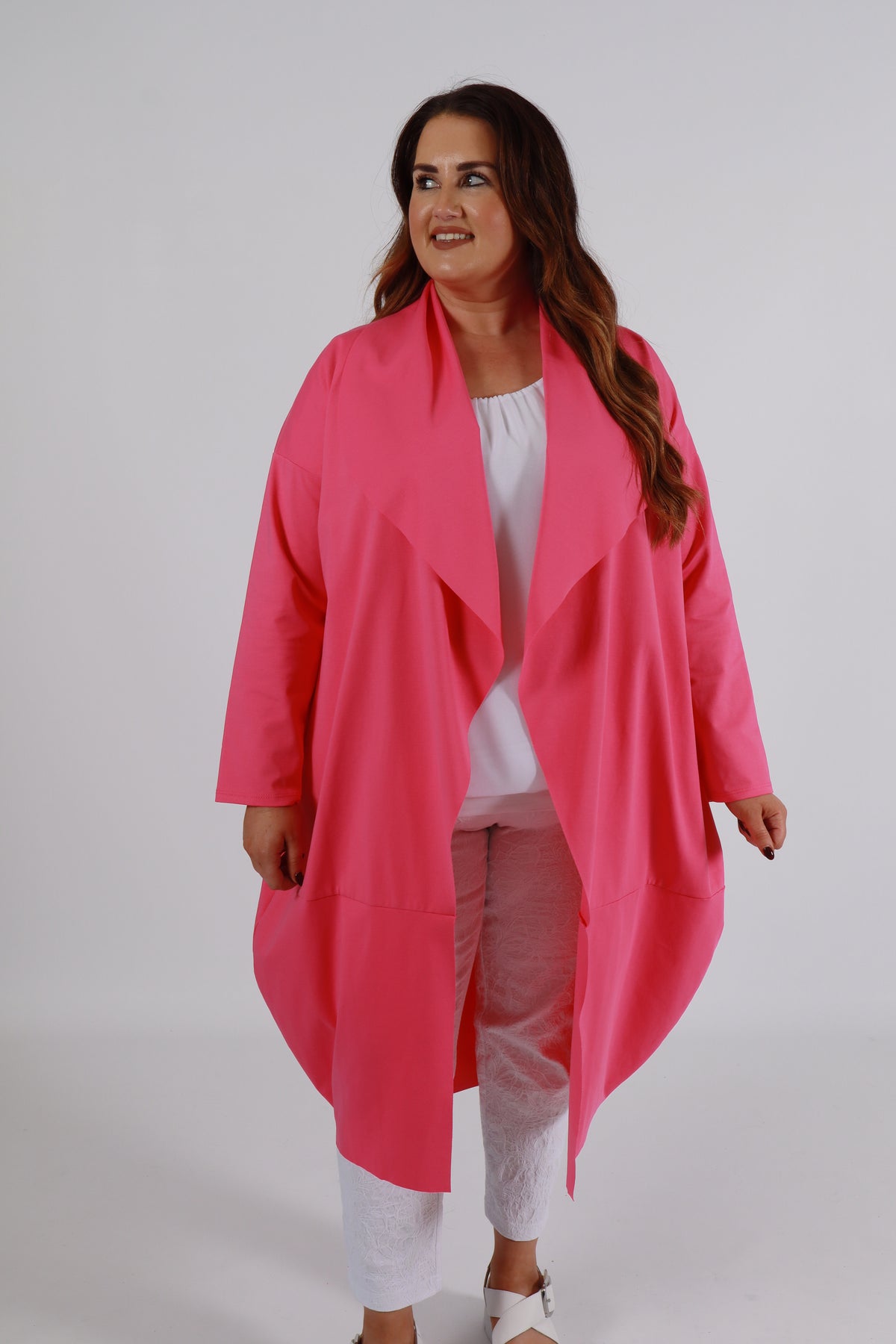 Alanna Oversized Jacket in Pink
