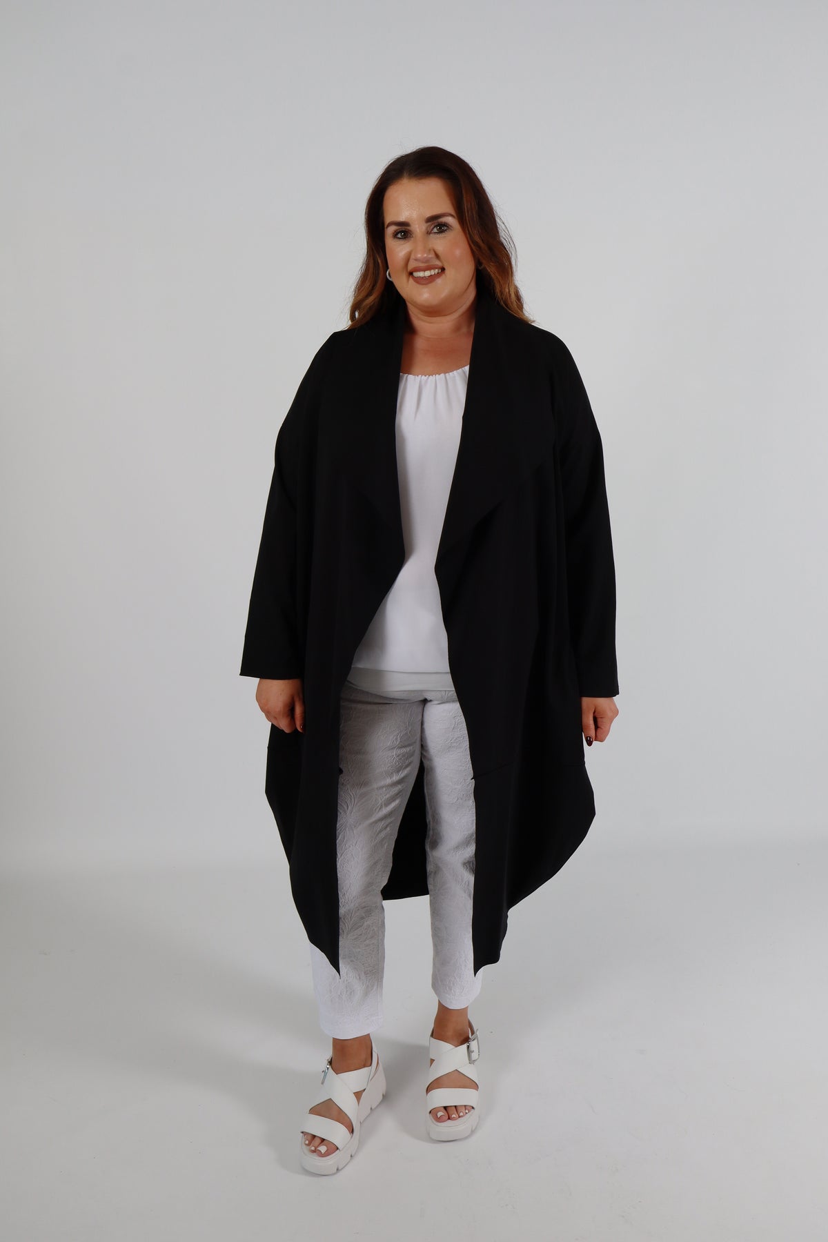Alanna Oversized Jacket in Black