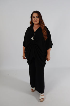Lana Co-ord Set in Black