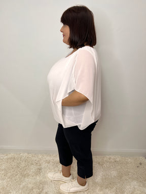 Magic Blouse in White - Size 2