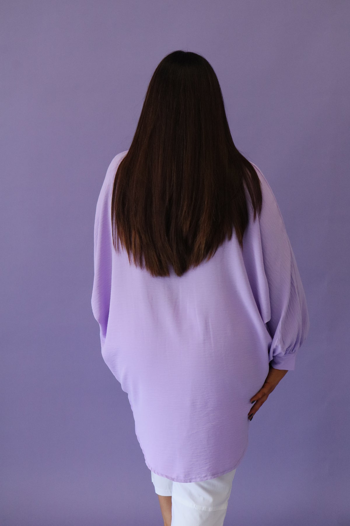 Maeve Long Sleeve Top in Purple