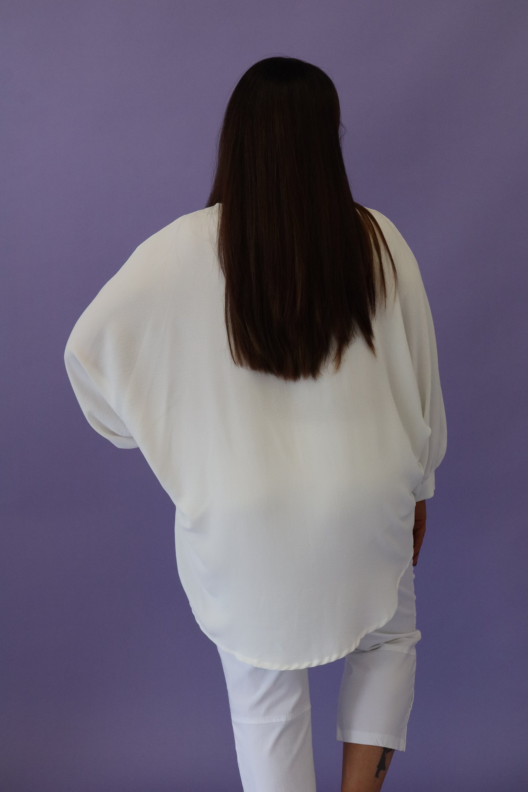 Maeve Long Sleeve Top in White