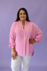 Maeve Long Sleeve Top in Pink