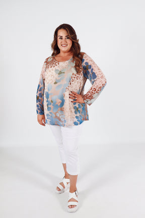 Leah Top in Beige