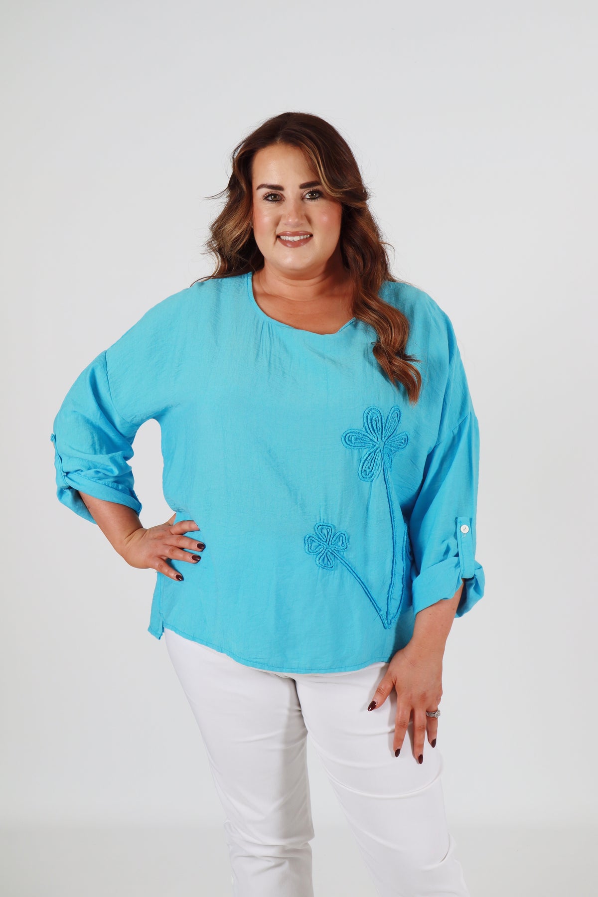 Jemma Blouse in Blue