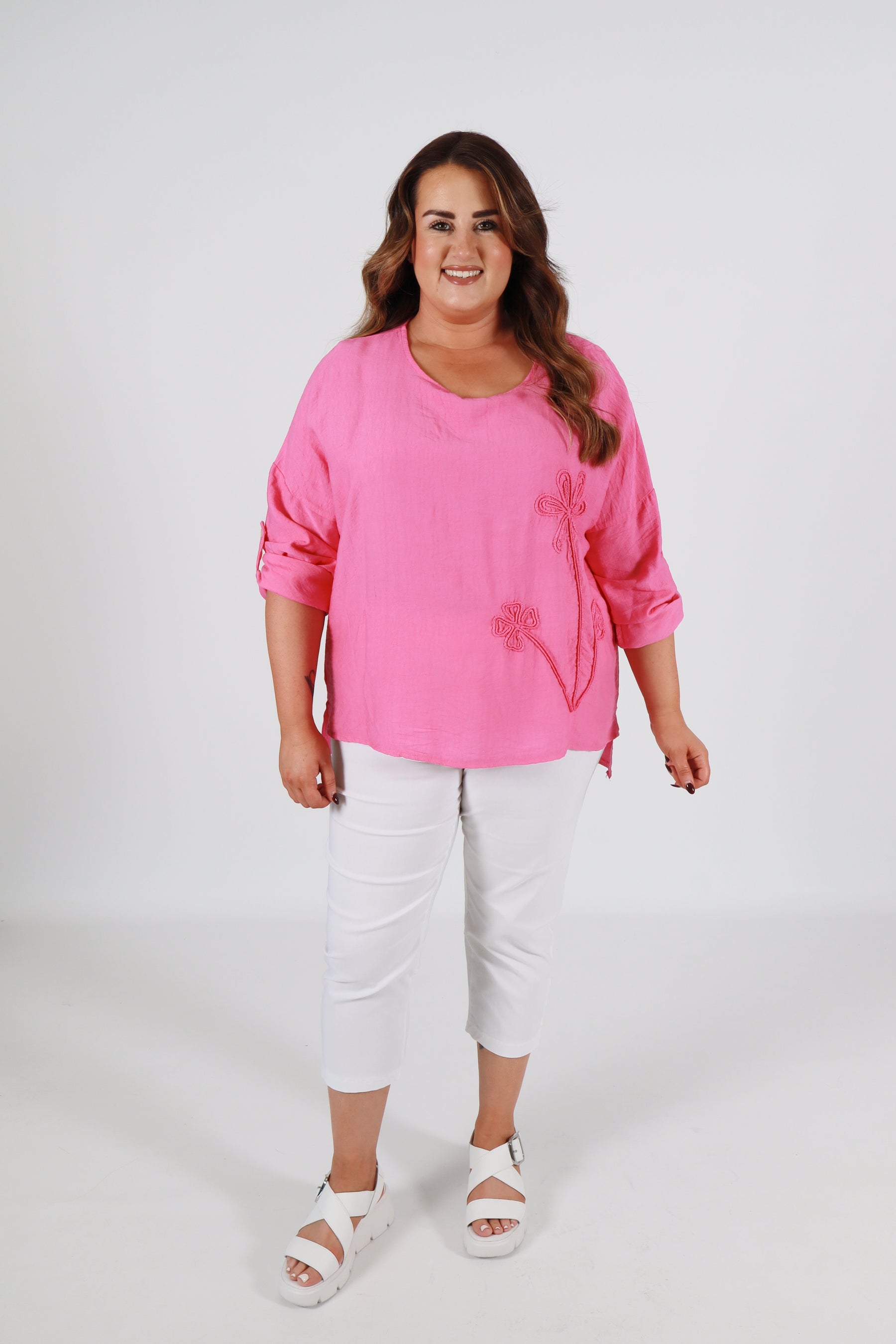 Jemma Blouse in Pink
