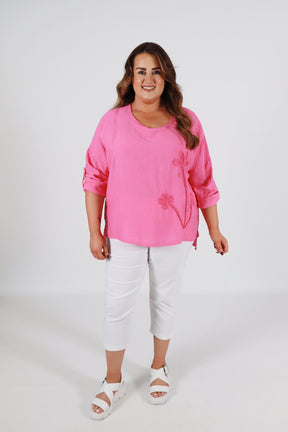 Jemma Blouse in Pink