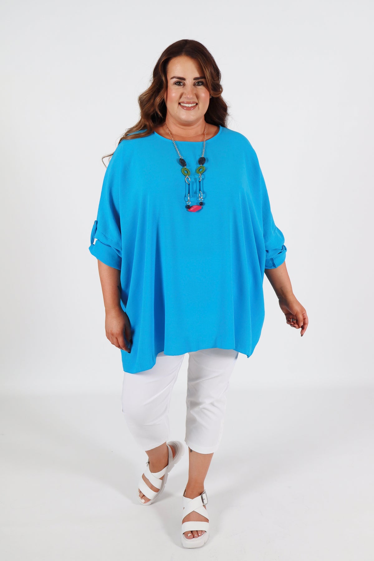 Jolene Blouse in Blue