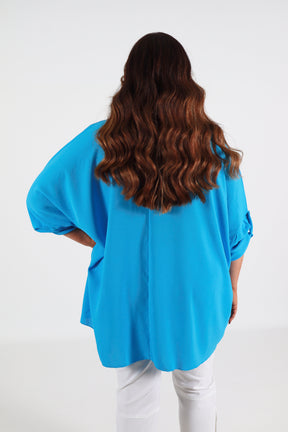 Jolene Blouse in Blue