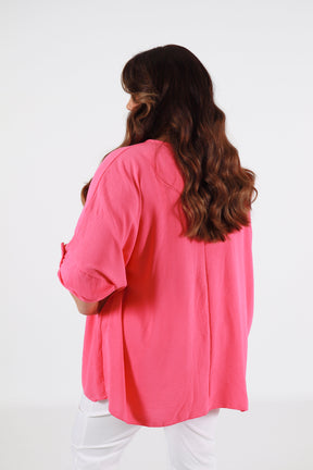 Jolene Blouse in Pink